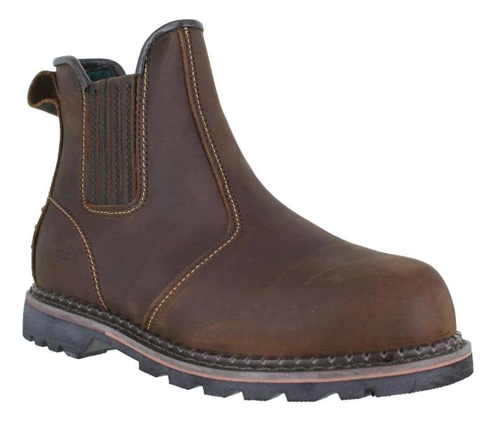 ARMA Mens Safety Steel Toe/Midsole S3 Work Leather Dealer Boots
