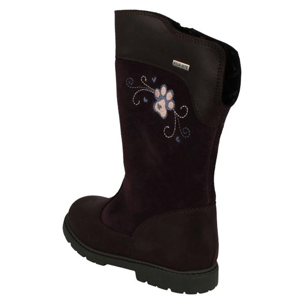 Start-rite Girls Startrite Paw Detailed Aqua-Rite Mid Calf Boots Splosh