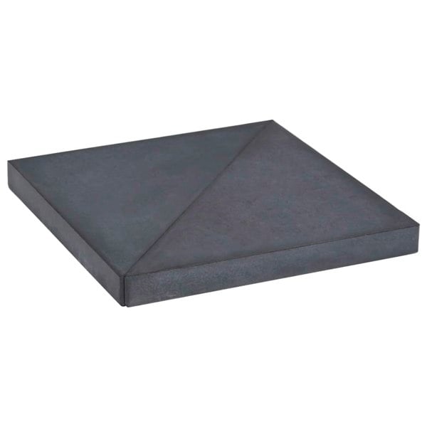 Berkfield Umbrella Weight Plate Black Granite Square 15 kg