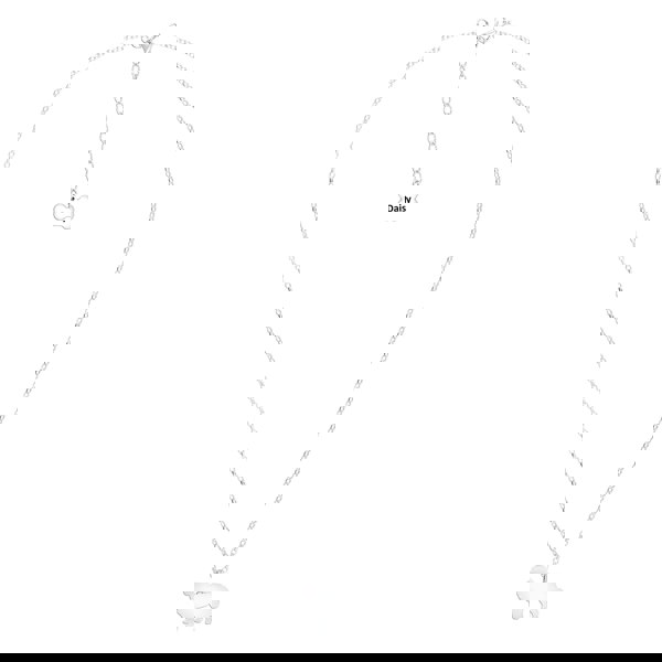 Mylee London Bernese Mountain Dog Silhouette Silver Necklace - Personalised