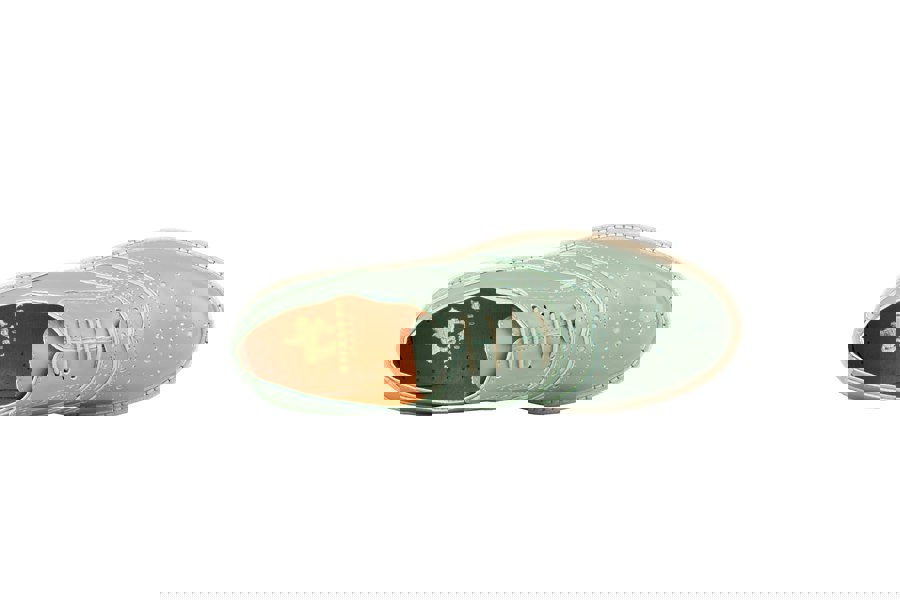 Embassy London Brick Lane - Green - Women's contrast leather lace-up brogue