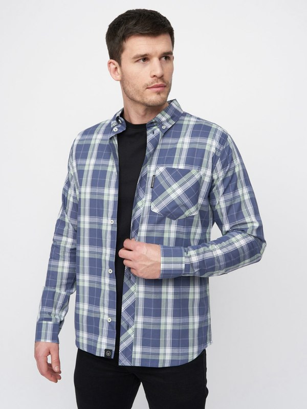 Duck and Cover Lennmore Shirt - Blue Check