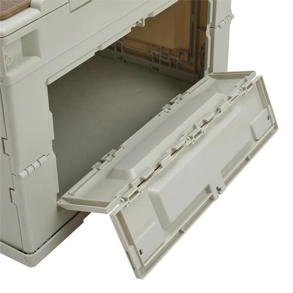 Living and Home 60L Collapsible Storage Box Outdoor Camping Table Hamper