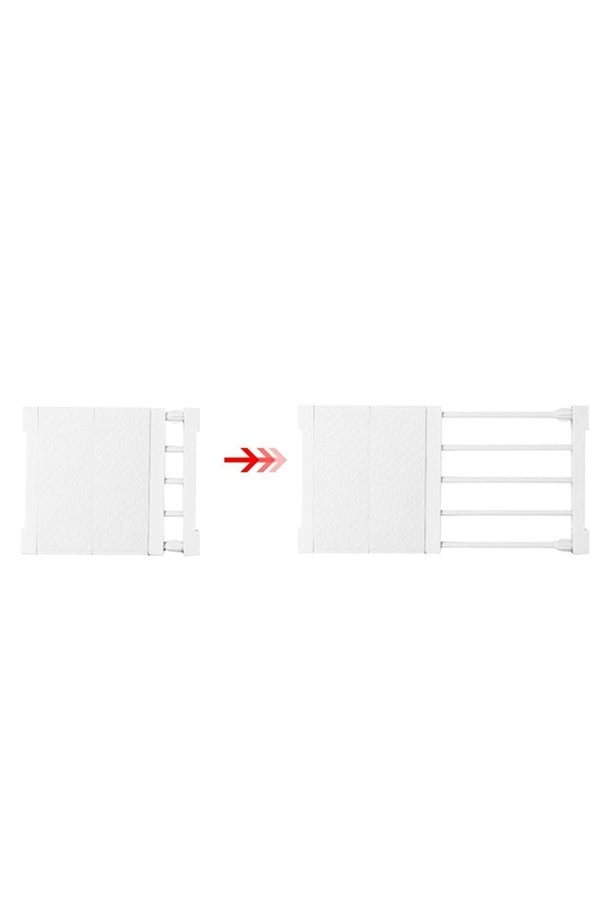 Living and Home Multiuse Scalable Wardrobe Storage Organizer Shelf Extendable Divider Rack