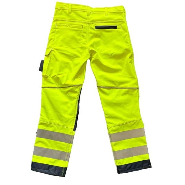Slim Fit Stretch Softshell Hi-Vis Work Trousers with Holster Pockets - Hi-Vis Trousers