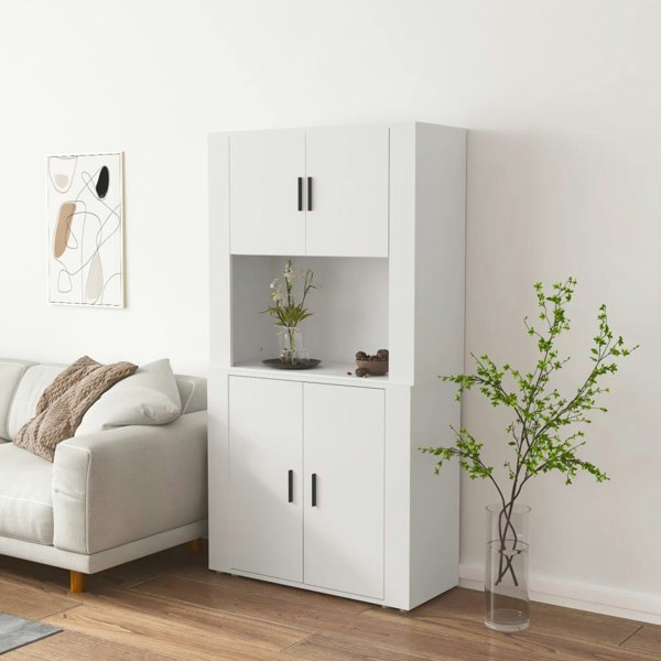 Berkfield Highboard White Engineered Wood