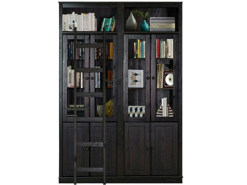 Dorel Home Anita Wall Unit J honey lacquer
