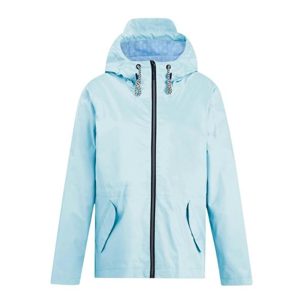 Regatta Womens/Ladies Bayletta Grid Distress Waterproof Jacket - Skywash Blue