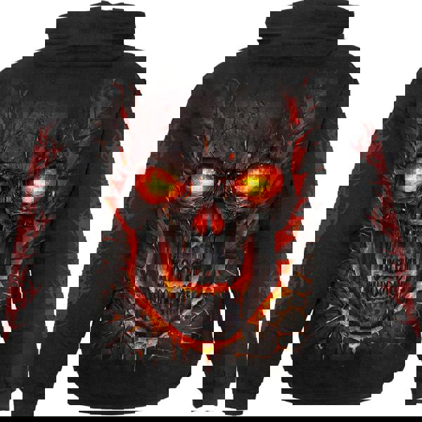 SKULL LAVA - Hoody Black - Spiral USA