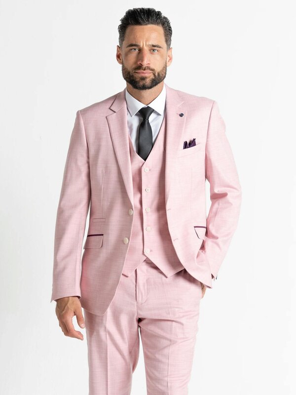 V2 Classic Henry - Rose Three Piece Suit