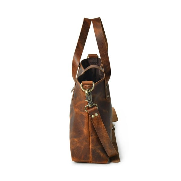 Suja Leather Tote Bag - Mini Crossbody - DÖTCH CLUB