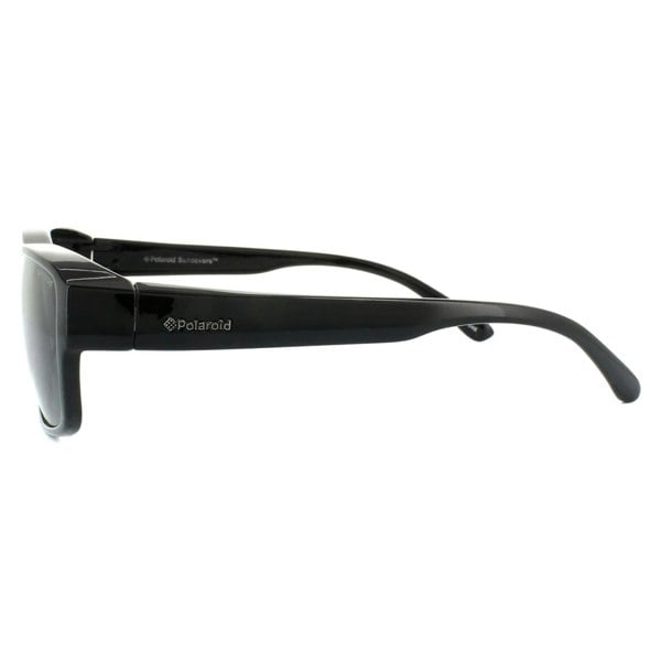 Polaroid Suncovers Fit Over Glasses Sunglasses P8406 KIH Y2 Black Grey Polarized