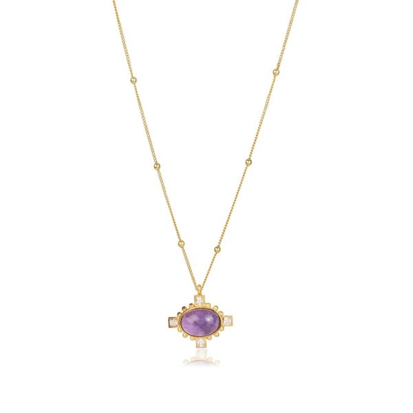 Stellar Elegance Amethyst CZ Combo - Lila Rasa