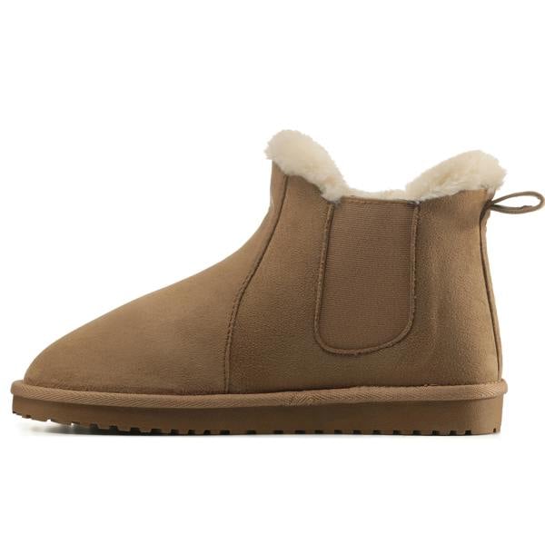 VIVA Polar Womens Faux Fur Chelsea Boots – Slip-On Ankle Boot with Fleece