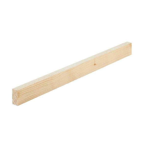 Snowdon Timber Rough Sawn Softwood Timber (T) 10mm (W) 30mm (L) 2.4m - Pack of 8