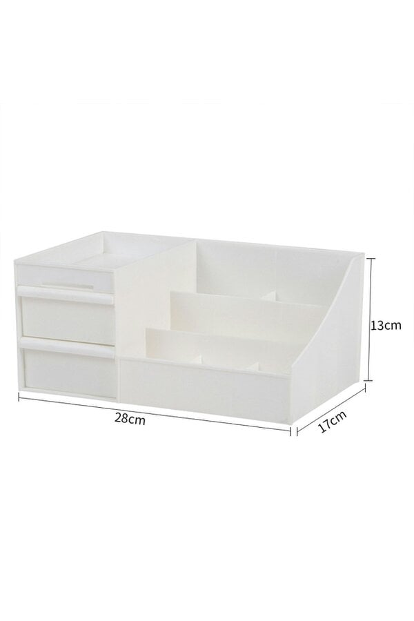 Living and Home Medium Multifunctional Cosmetics And Miscellaneous Storage Box Portable Desktop Makeup Box For Home Dormitory Office