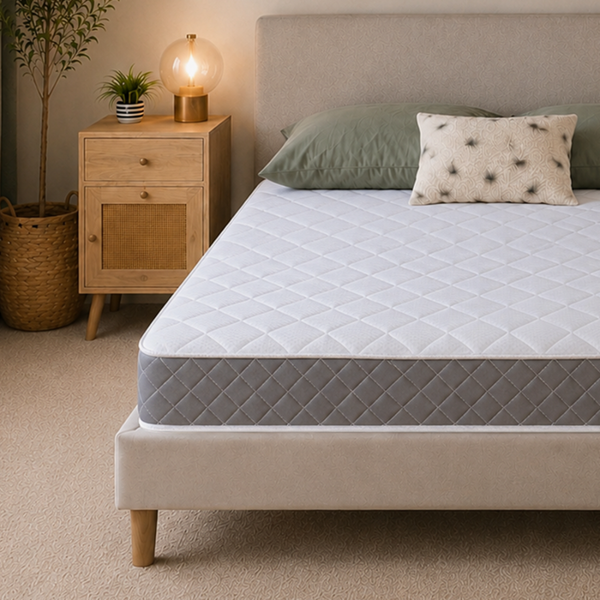 eXtreme Comfort Spring Coil Diamond Grey Essentials Mattress Foam Free Spring Coil