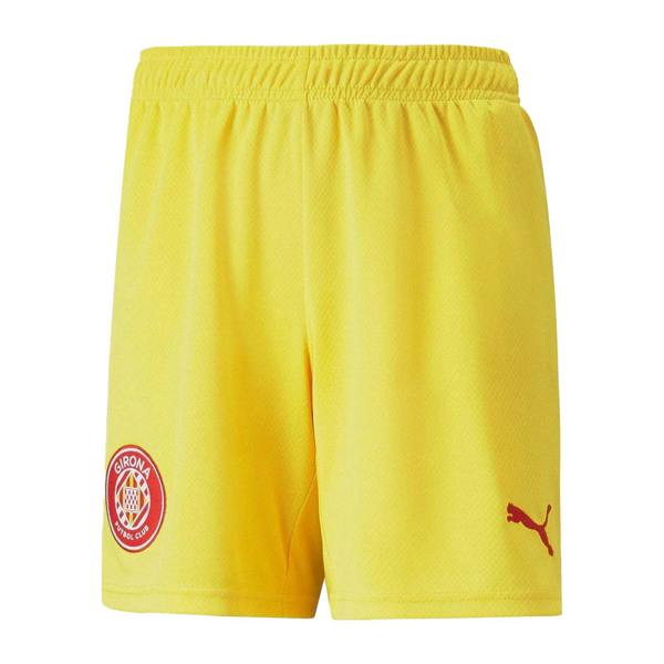 Puma Mens Girona FC Regular Football Shorts - Yellow - 
