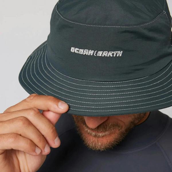 Ocean & Earth G-Land Lightweight Soft Peak Surf Hat Forest Green