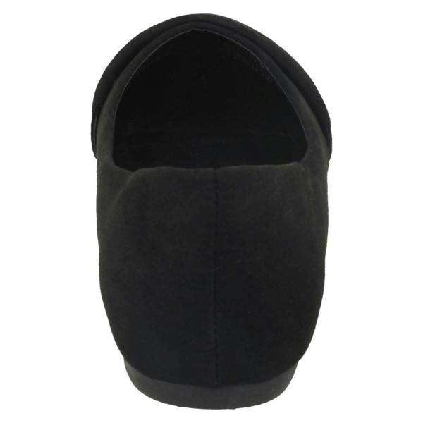 Spot On Ladies Spot On Twist Vamp Trim Ballerinas
