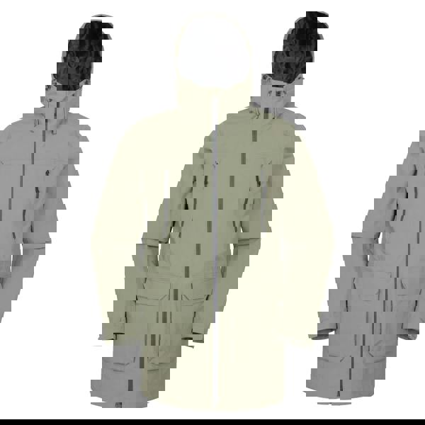 Mountain Warehouse Mens Hastings Long Waterproof Jacket - Pale Green - 