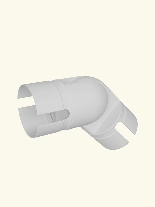 Edstone Matt White Indoor Adjustable Elbow