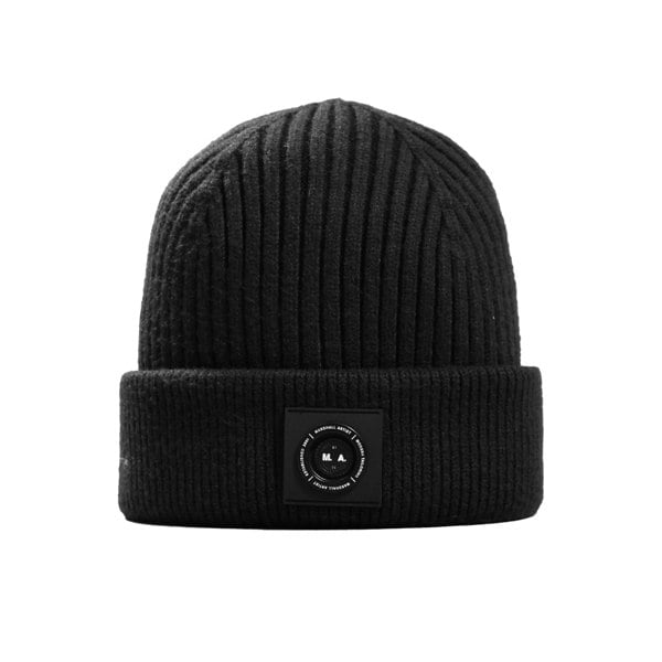Marshall Artist Siren Cable Knit Beanie Hat Black