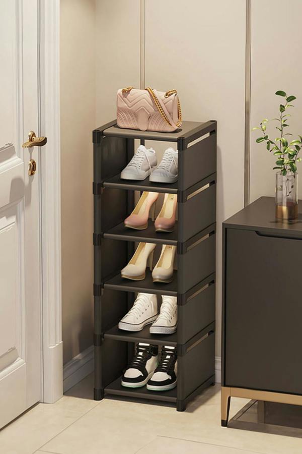 6-Tier Entryway Shoe Storage Rack Large Capacity Shoe Storage Organizer