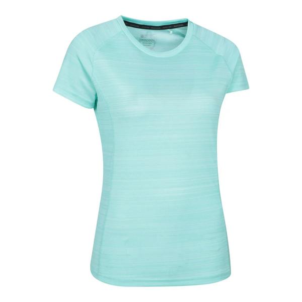 Mountain Warehouse Womens/Ladies Endurance Striped T-Shirt - Mint - 