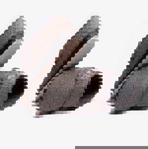 Padders CHARLES Mens (G Fit) Slippers Grey Combi