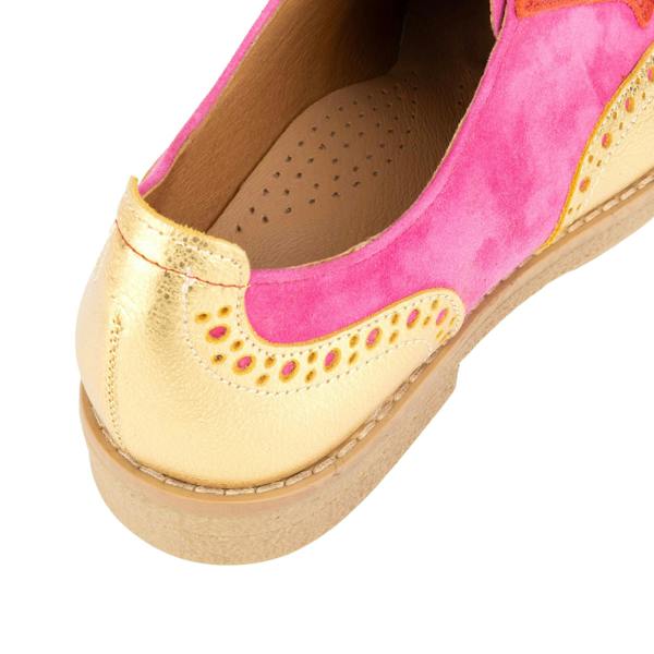Embassy London The Artist - Ultra Glam - Women's leather lace-up shoe with brogue detailing