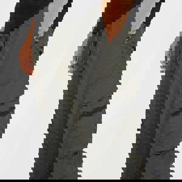 Brave Soul Khaki Elasticated Waist Cargo Style Trousers - Khaki Image 4