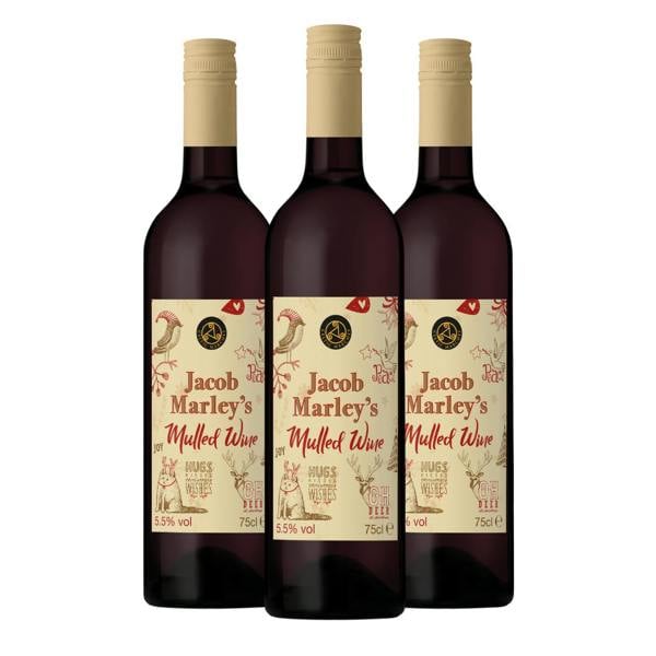 Celtic Marches Jacob Marley's Mulled Wine 5.5% 6 x 75cl Bottles