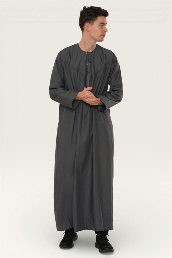 Infinity Leather Men's Eid Moroccan Jubba Robe Djellaba Ramadan Eid Thobe - HM11
