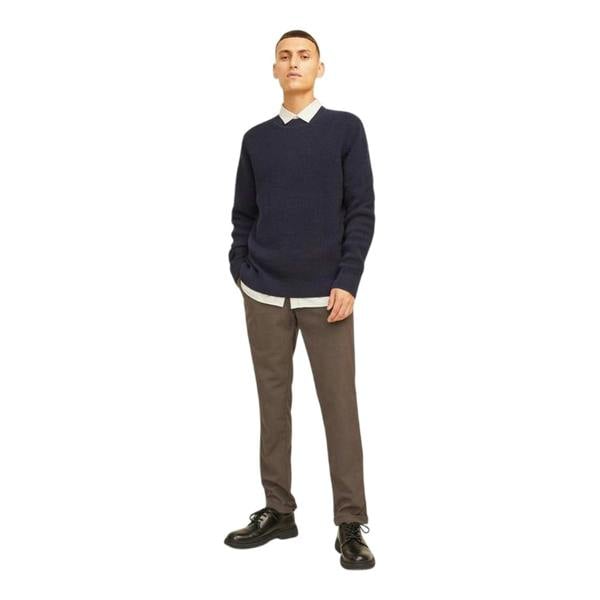 Jack And Jones Mens Connor Roll Up Slim Chinos - Falcon - 