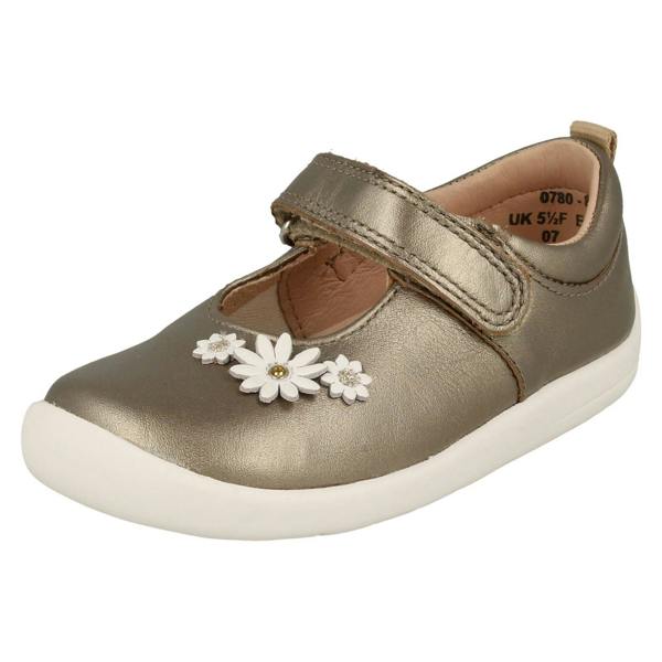Start-rite Girls Startrite Flower Detailed Shoes - Fairy Tale