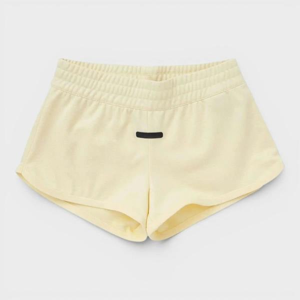 Fear Of God Adidas Athletic Shorts Pale Yellow