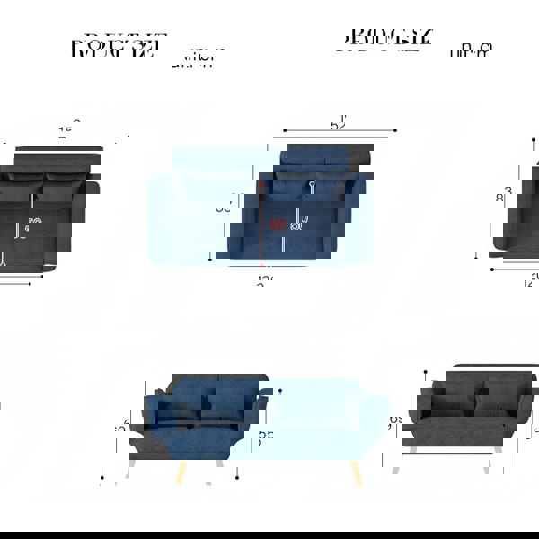 Morales Foldable Sofa Bed, Kid Sofa Bed-Rit Concept-Rit Concept