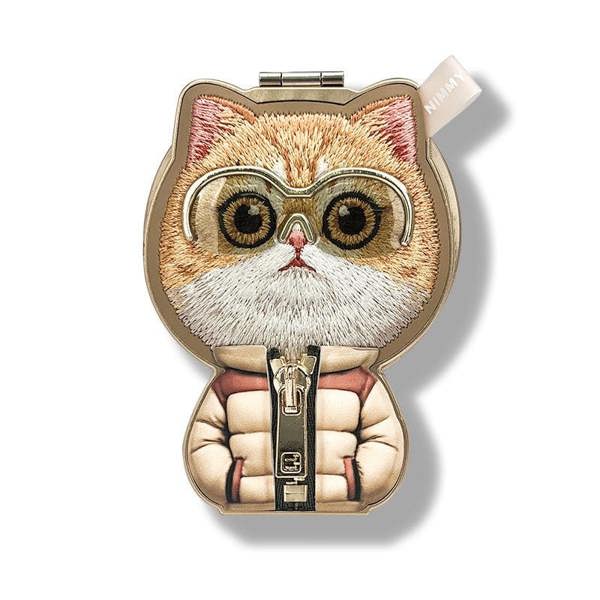 Nimmy Friends Nimmy Cool & Cute 2.0 Orange Cat Embroidery Magnetic Stand with MagSafe Orange - N-KM-BSZJ-05
