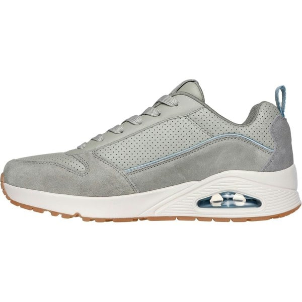 Skechers Uno Stacre 2.0 Leather Men's Sage Trainers