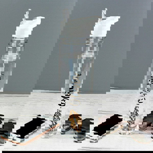 Personalised Memento Company Personalised Leopard Lips Water Bottle