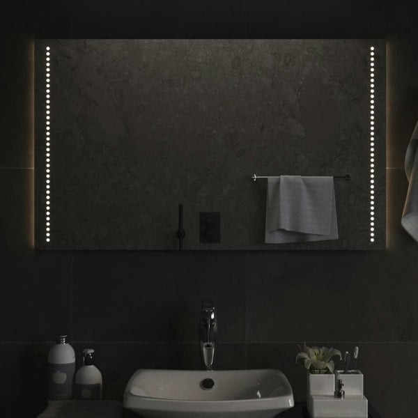 Berkfield LED Bathroom Mirror 100x60 cm
