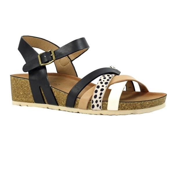 Lunar Womens/Ladies Selina Sandals - Black