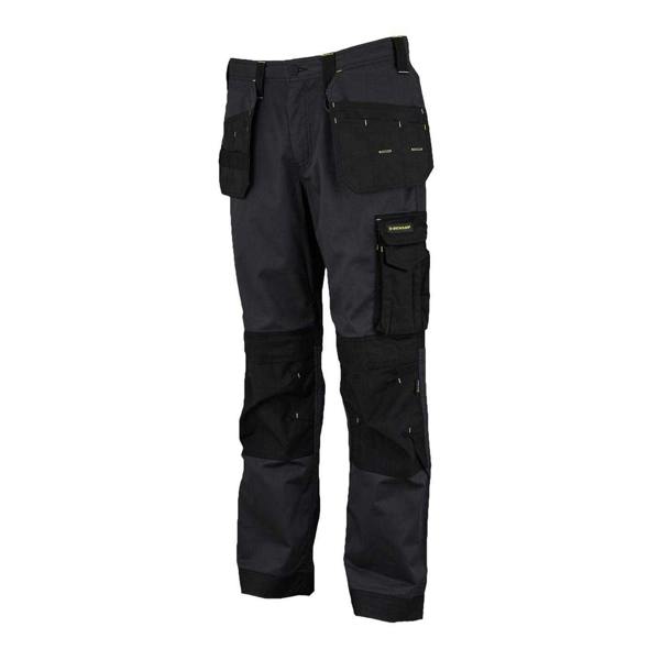 Dunlop Mens Work Trousers - Charcoal/Black - 