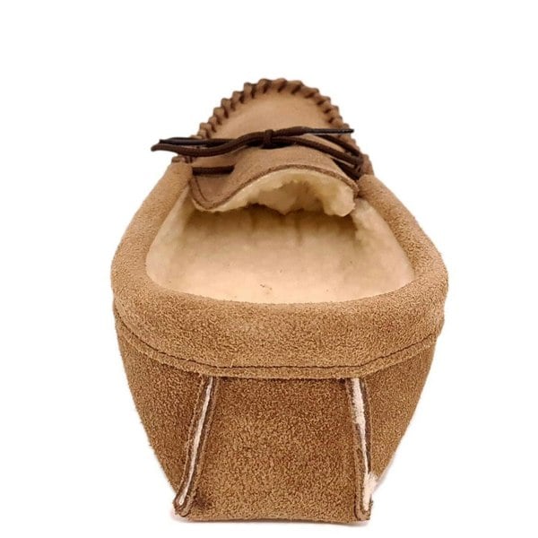 Mokkers Coopers Suede Fleece Lined Soft Sole Mens Moccasin Slippers Made In England
