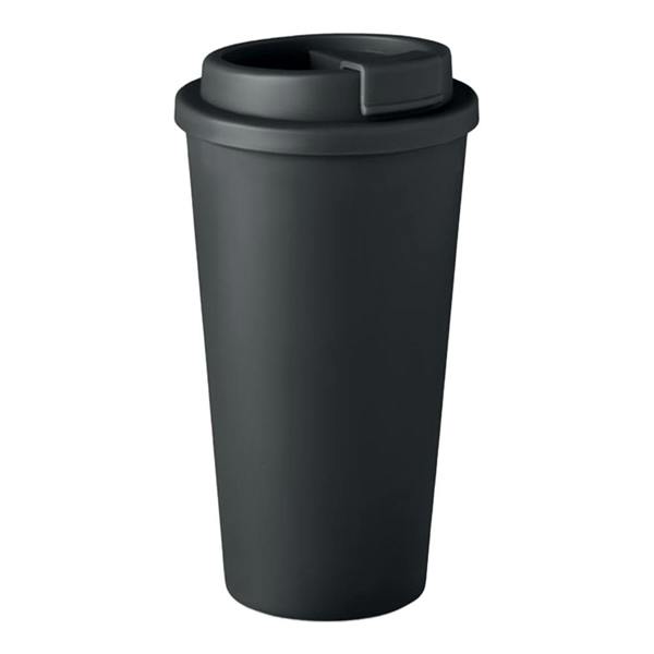 MidOcean Tuesday Double-Walled 450ml Tumbler - Black - 