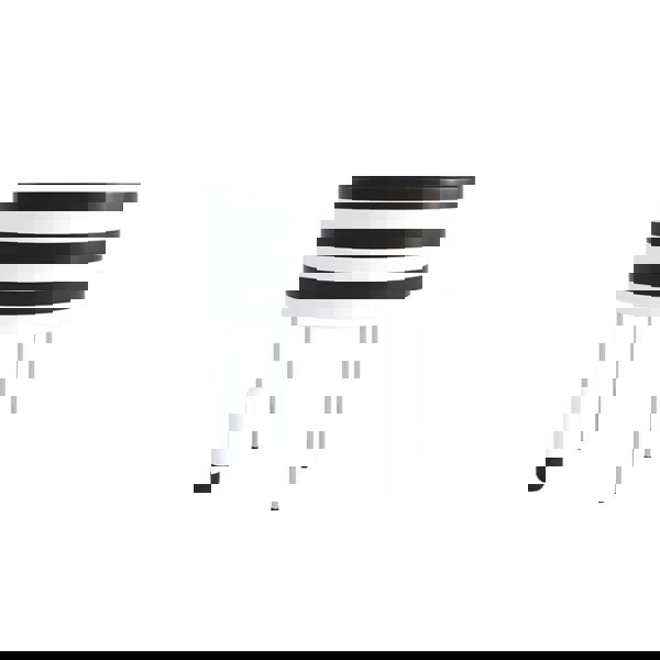 Ebro Side Table, Black And White-Weilai Concept-Weilai Concept