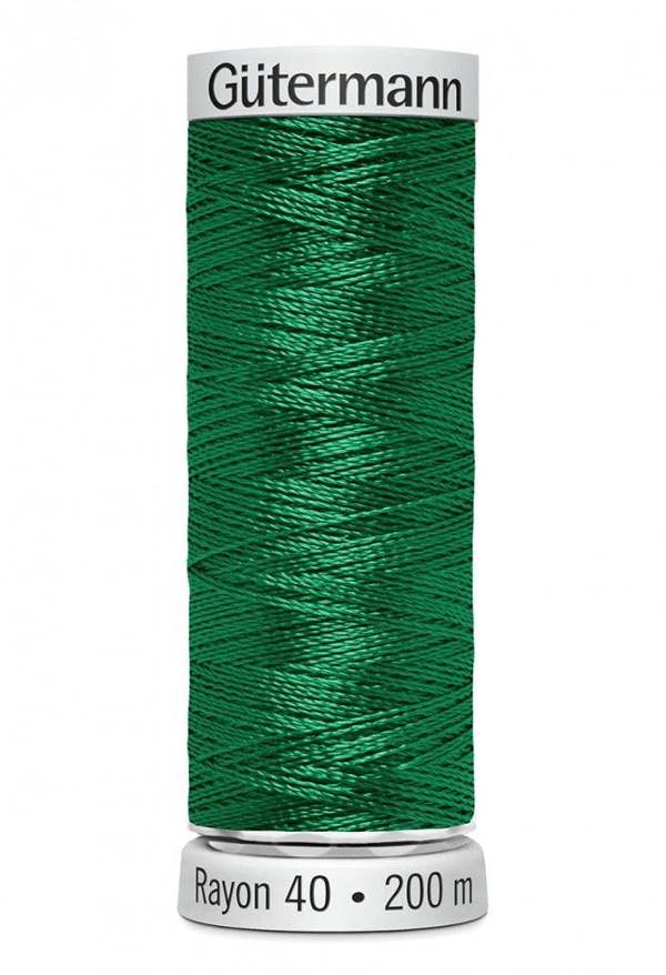Gutermann No 40 Sulky Rayon Embroidery Thread 200m Rayon Thread Suitable For Embroidery