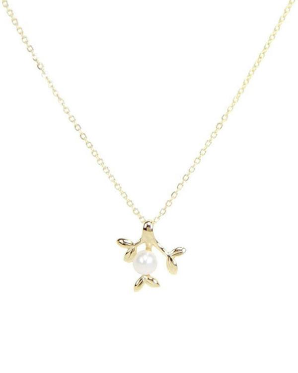 Gold Pearl Choker Necklace - Necklaces - Elk & Bloom