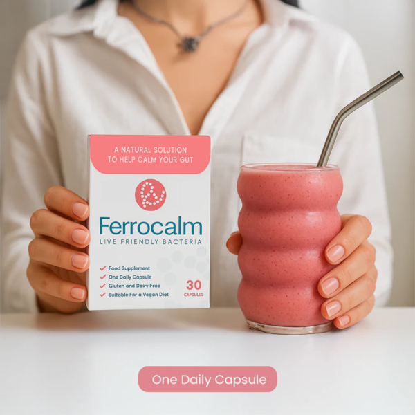 Ferrocalm Advanced Gut Health Vegan Probiotic 30 Capsules